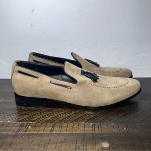 Giuseppe Zanotti Beige Suede Loafers